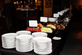 The buffet line at the awards breakfast. Photo by Melissa Macatee.