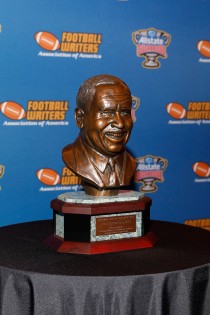 The FWAA/Eddie Robinson Coach of the Year Award sponsored by the Allstate Sugar Bowl. (Photo by Melissa Macatee)